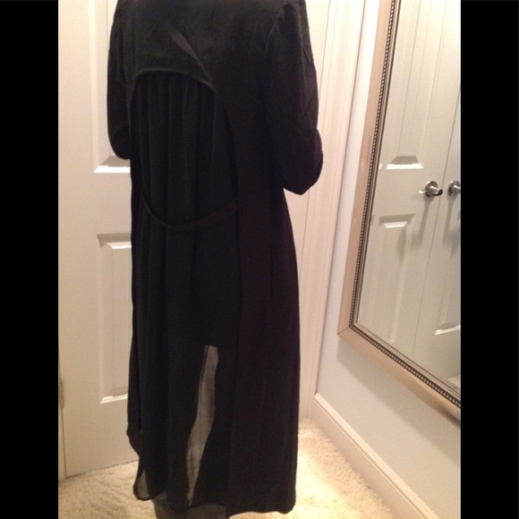 Dance & Marvel Cape Like Sheer Maxi Cardigan S - Picture 3 of 3